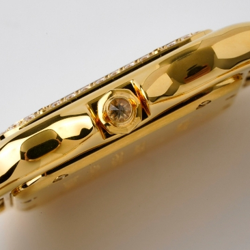 CARTIER-Cheetah Non Slip Textured Chain Link Watch