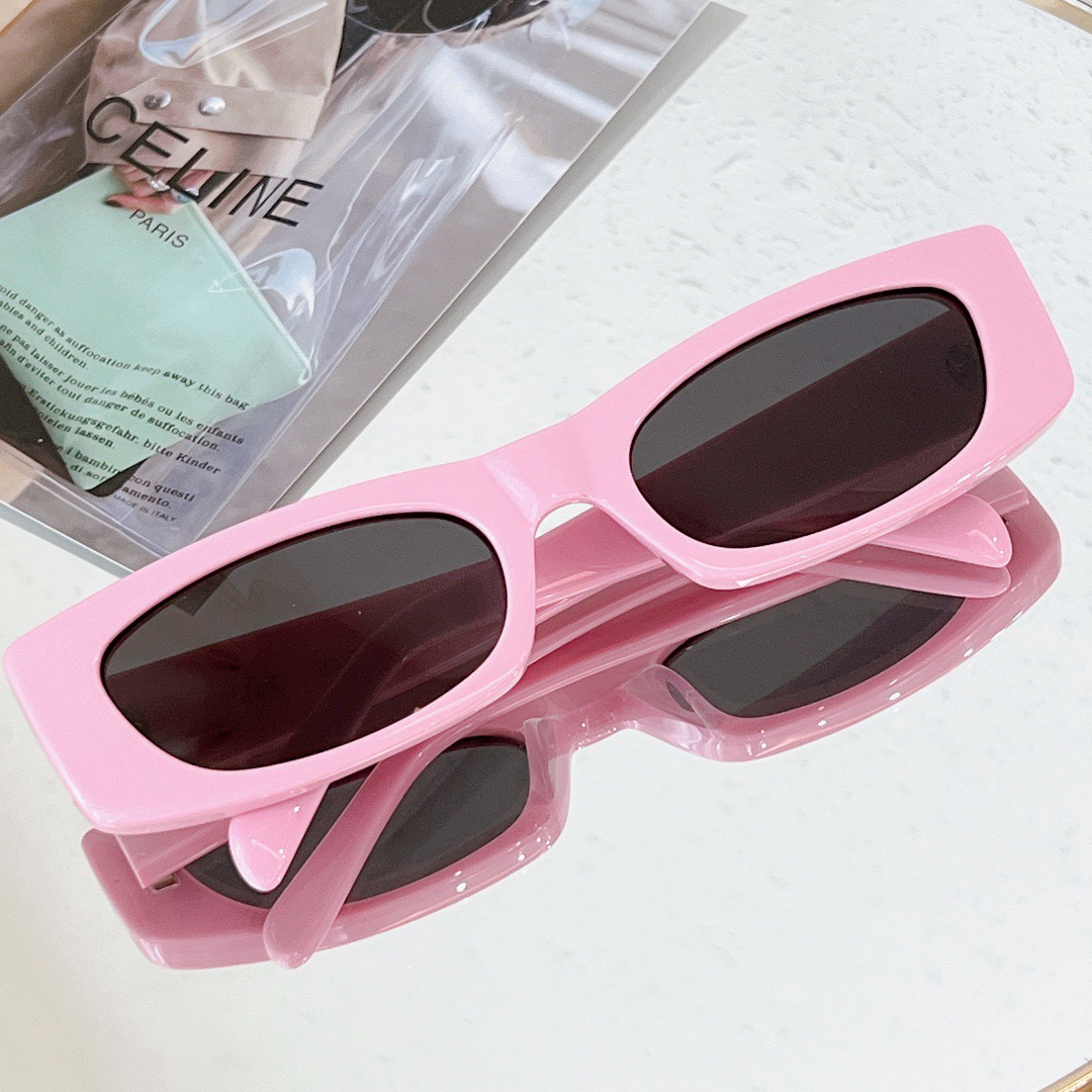 Celine-small square elegant style women's sunglasses