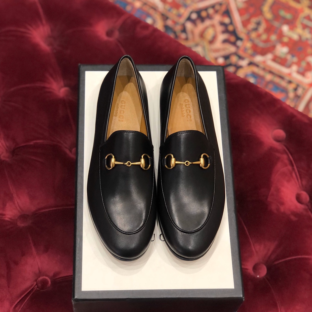 GUCCI-Horse collar buckle series single shoes