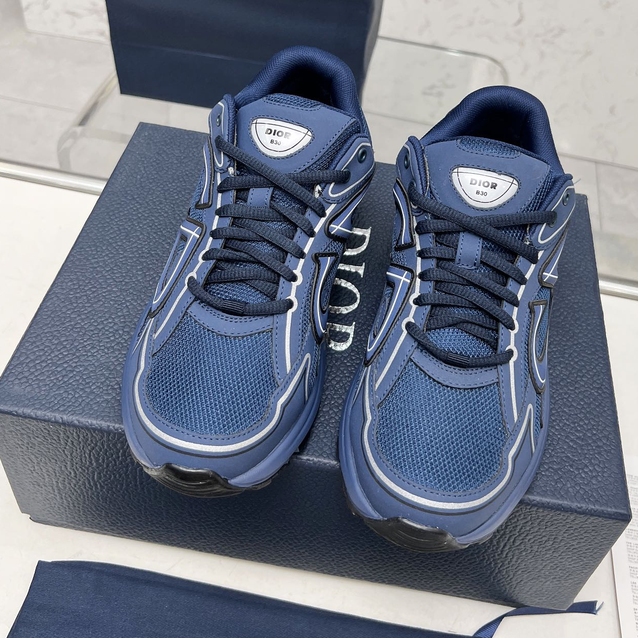 DIOR- B30 Blue Casual Shoes