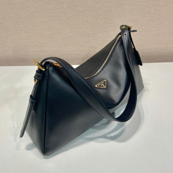 Prada-Hobo Full Leather Underarm Shoulder Bag