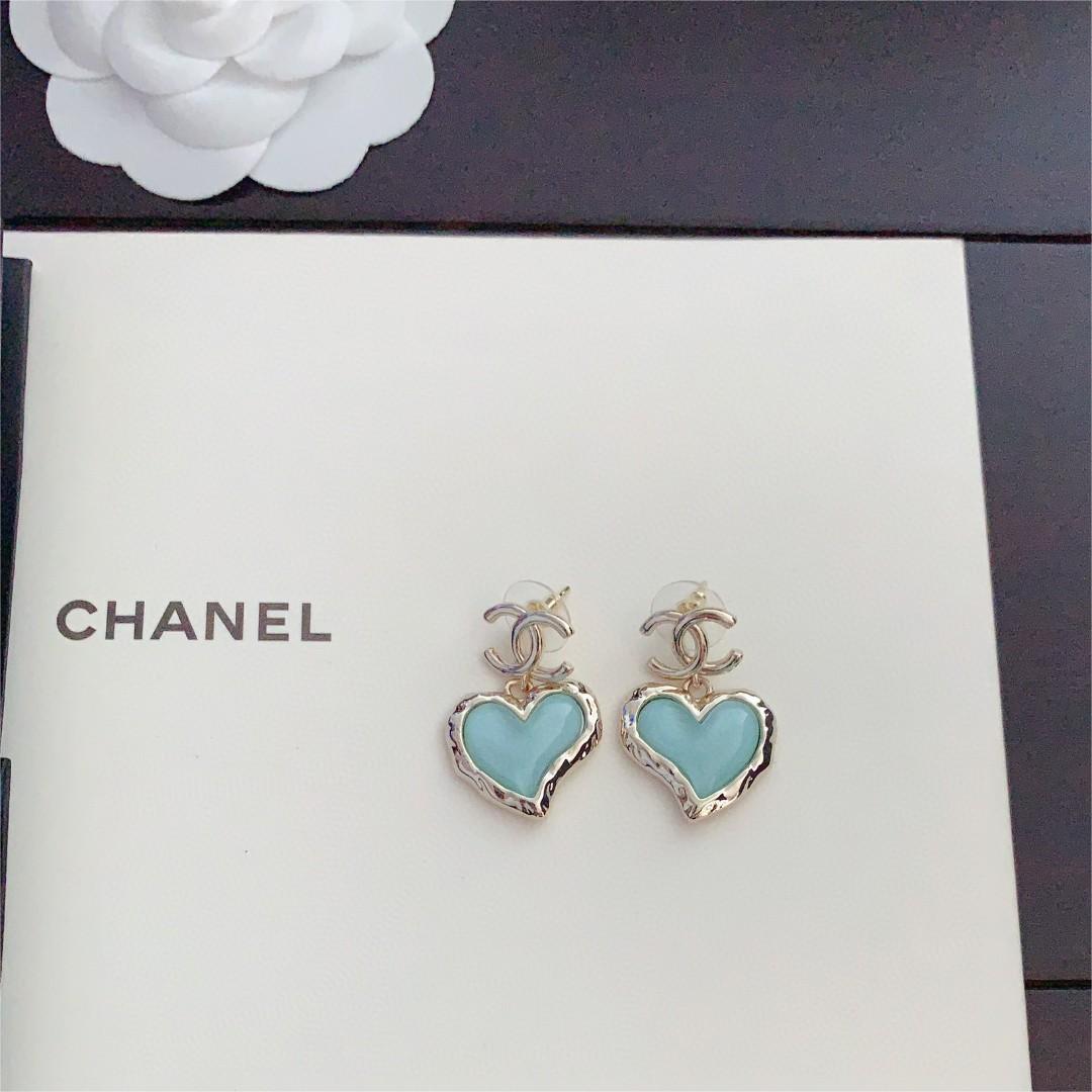 Chanel-Love Macron Jelly Earrings
