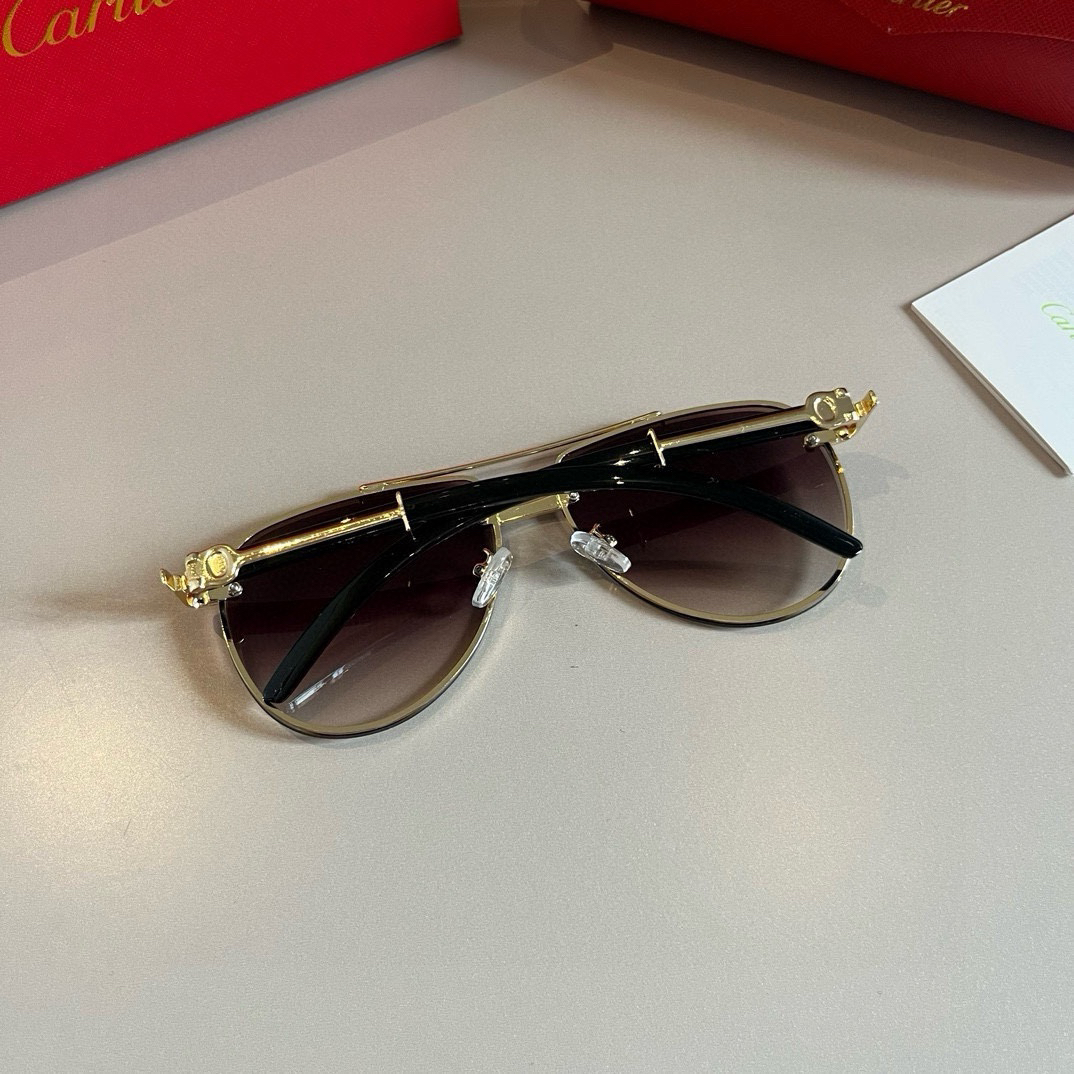 Cartier-official website new men's frameless sunglasses