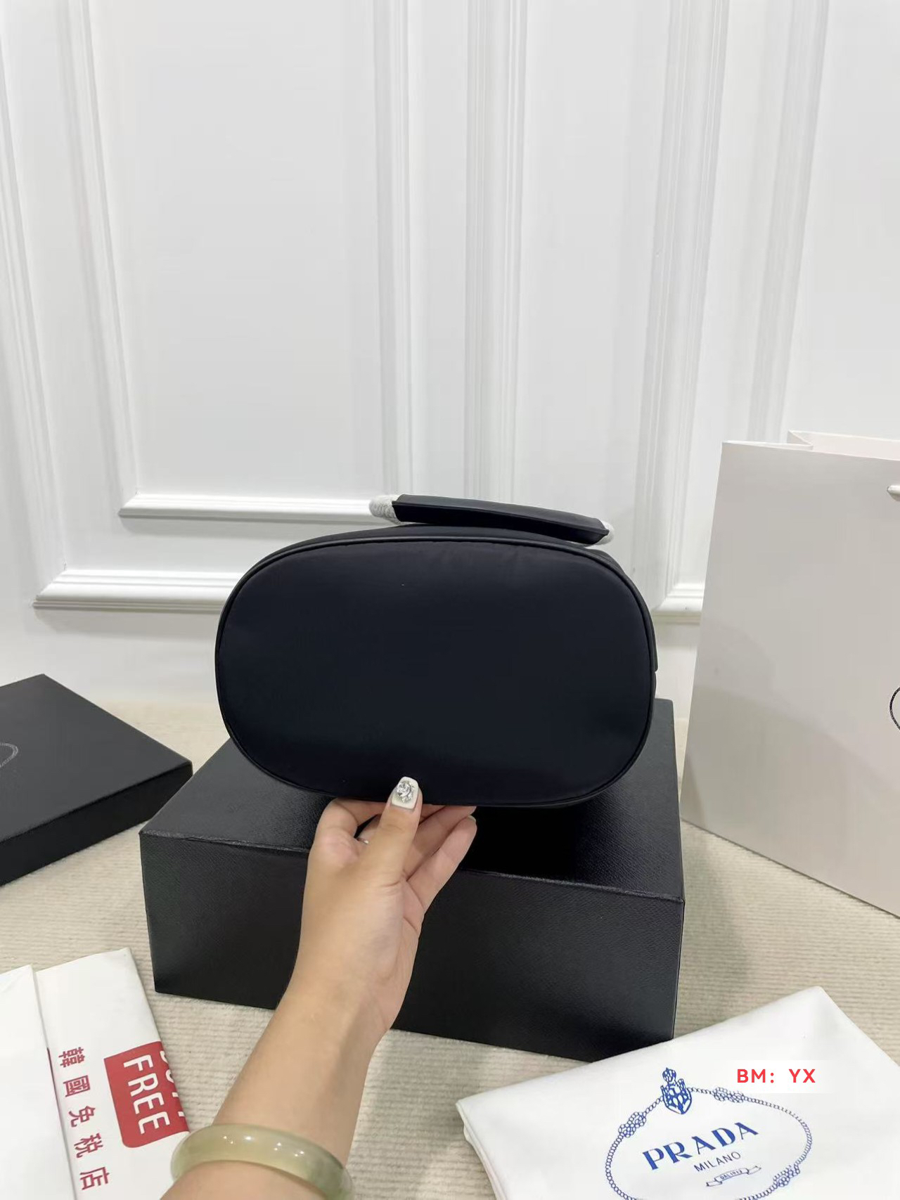 PRADA White poplin mini dress