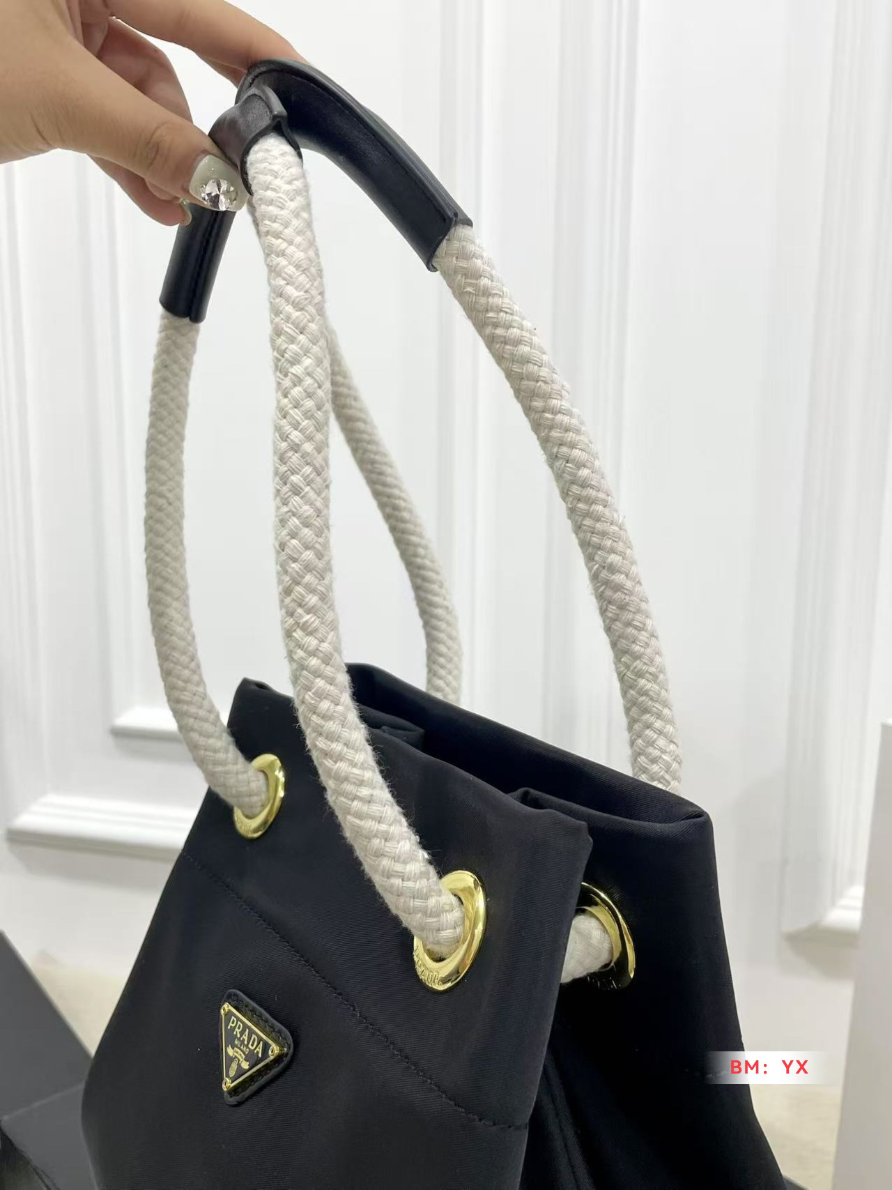 PRADA White poplin mini dress