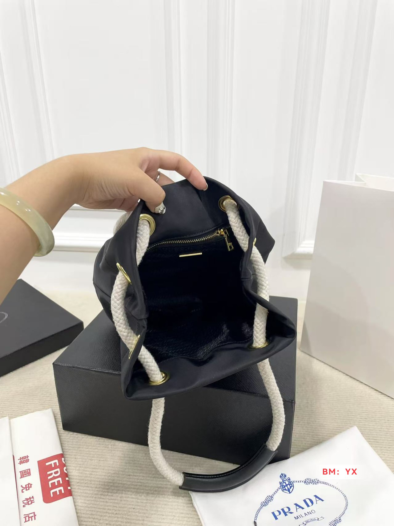 PRADA White poplin mini dress