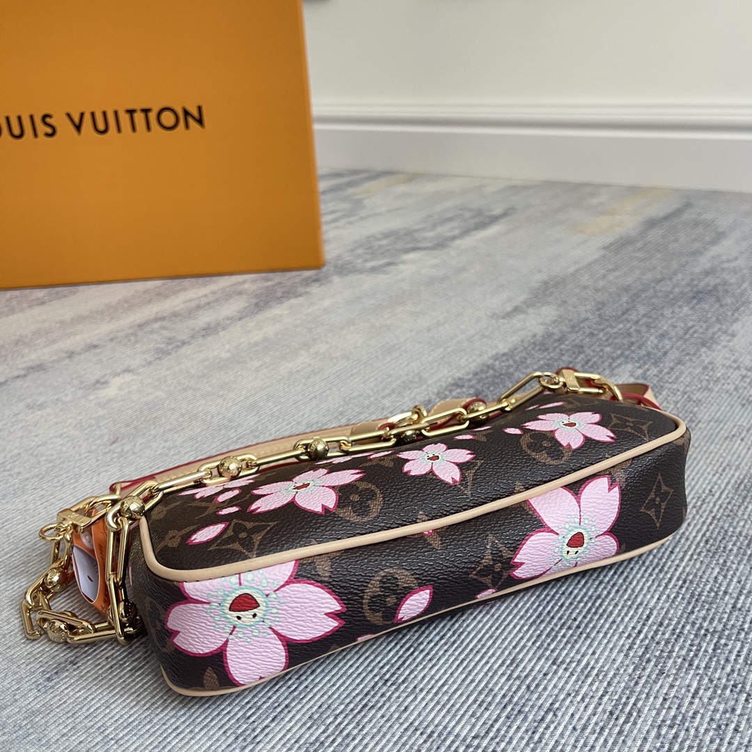 LV x T. Murakami Cherry Blossom Accessory Pouch