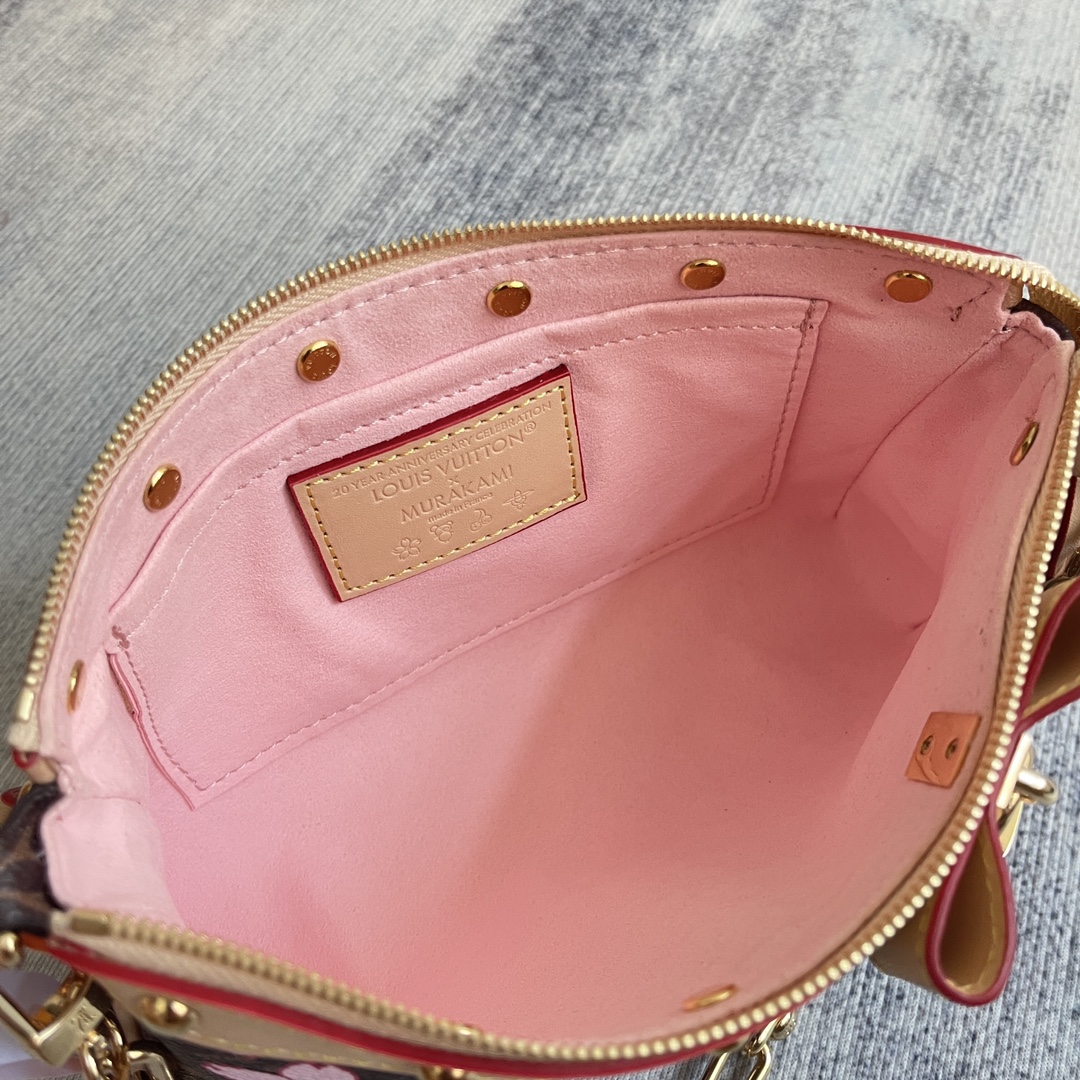 LV x T. Murakami Cherry Blossom Accessory Pouch