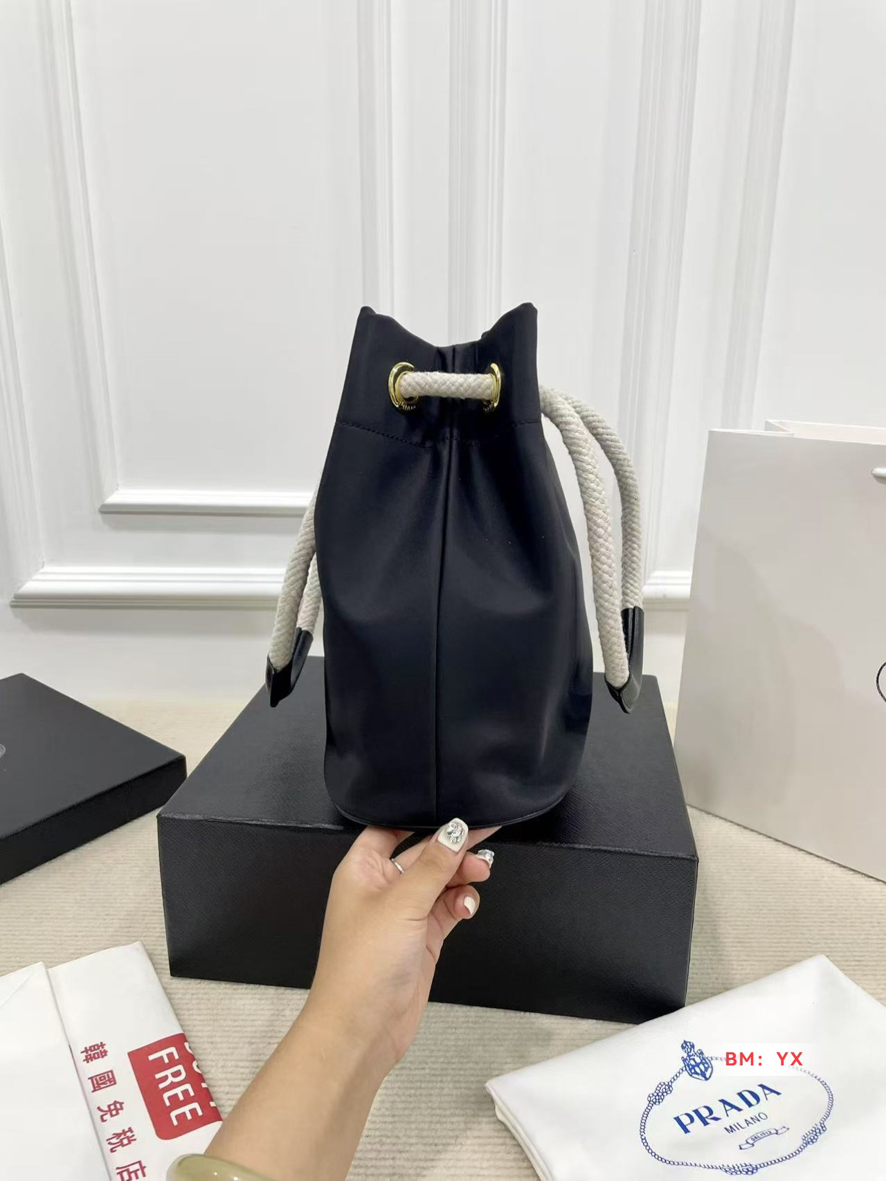 PRADA White poplin mini dress