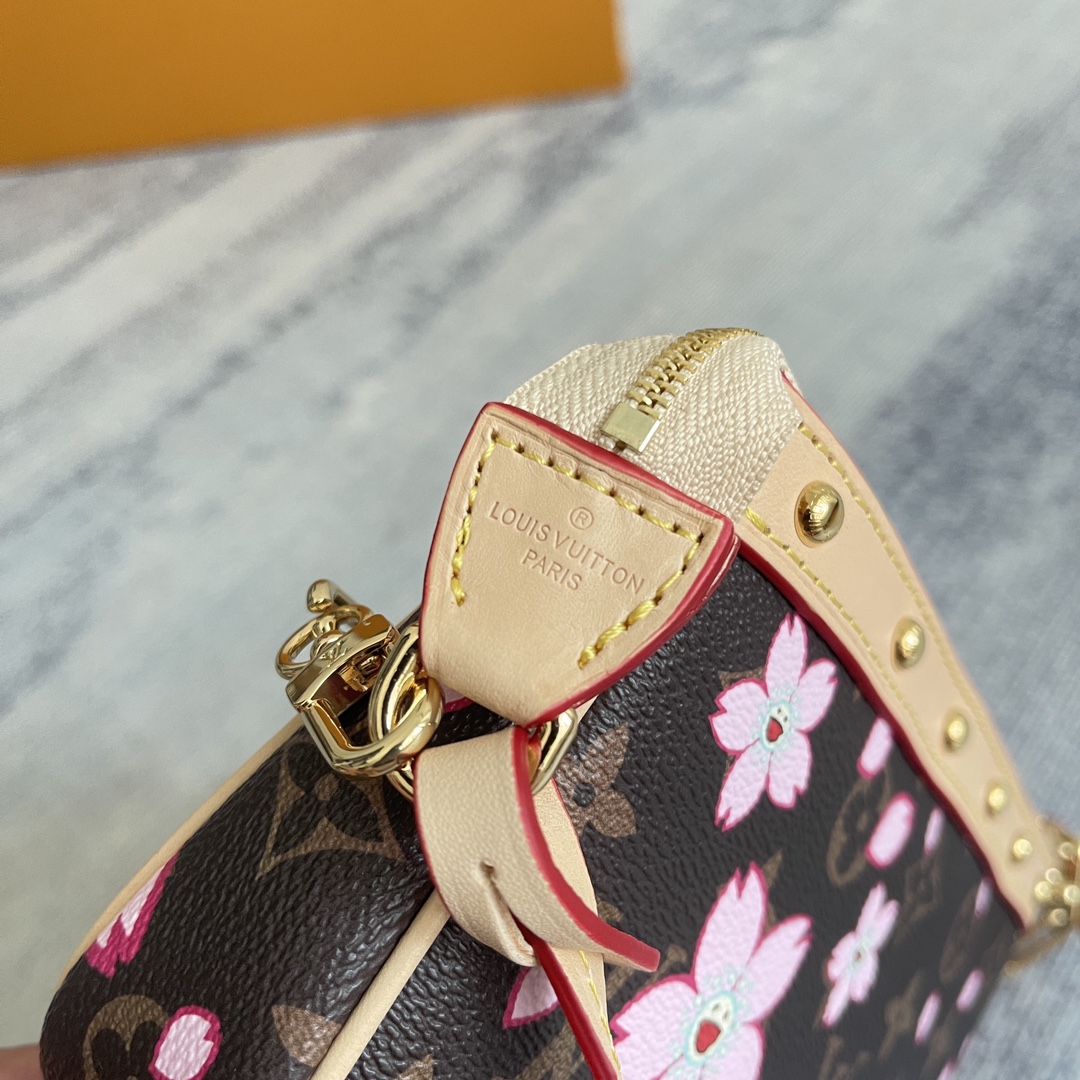 LV x T. Murakami Cherry Blossom Accessory Pouch