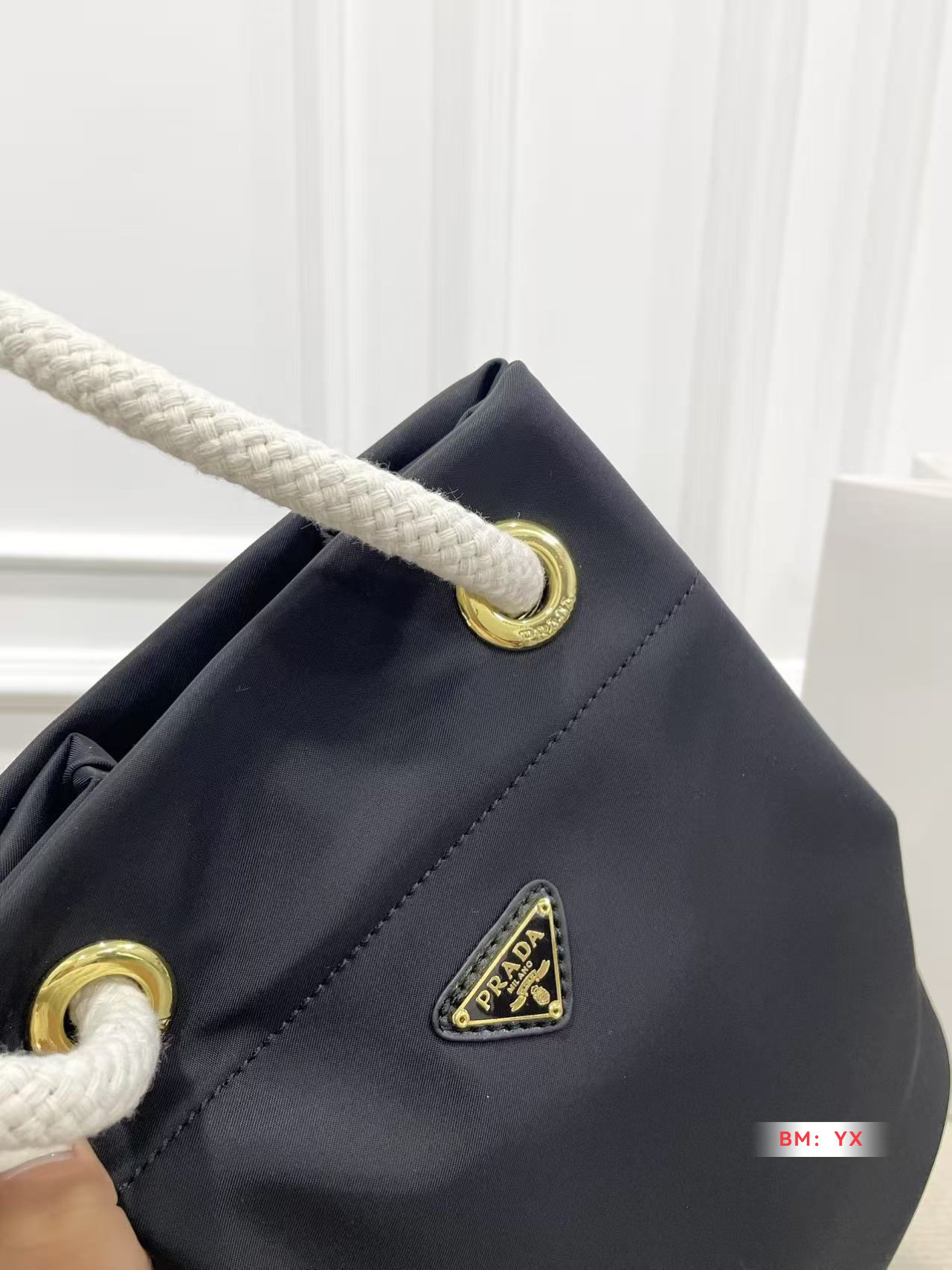 PRADA White poplin mini dress