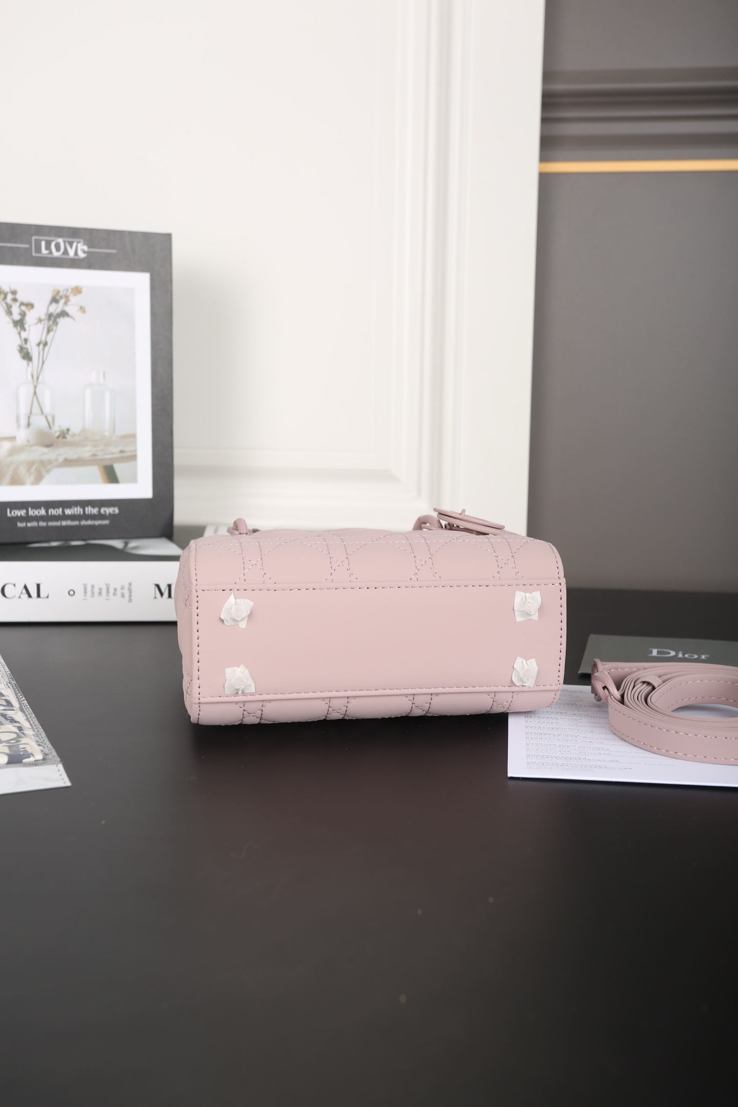 Dior - Lady Dior Mini Pink Bag