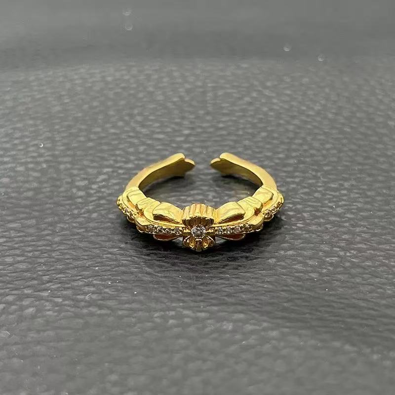 Chrome Hearts 22K Plated Eternal FOREVER Ring