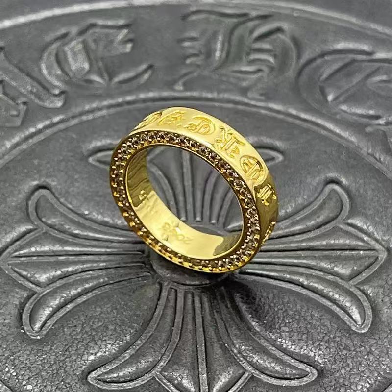 Chrome Hearts 22K Plated Eternal FOREVER Ring