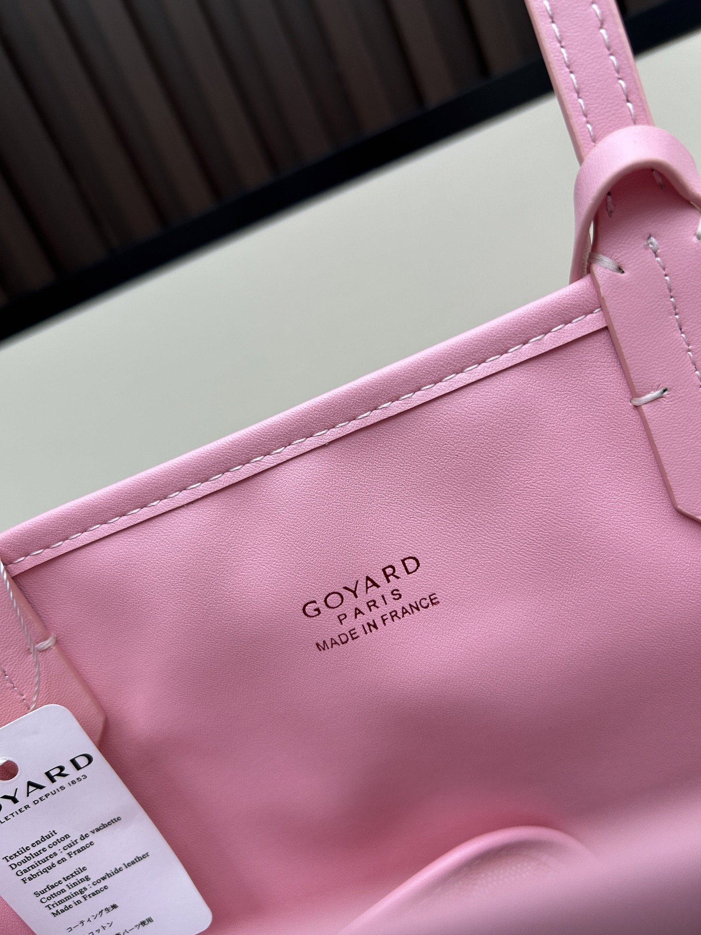 GOYARD - Saint Louis Pink Shopping Bag