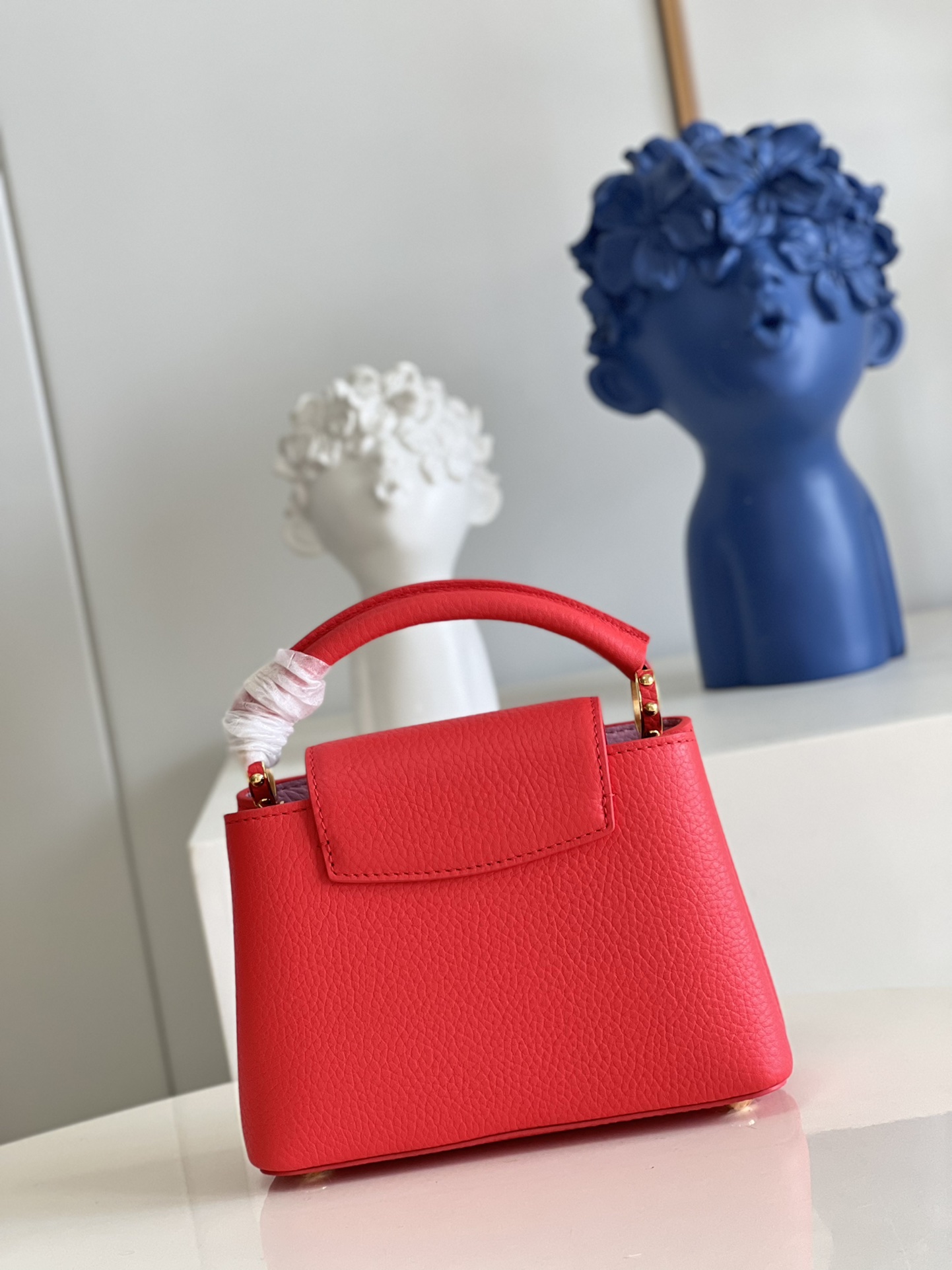 Louis Vuitton - LV Capucines Mini Red Bag