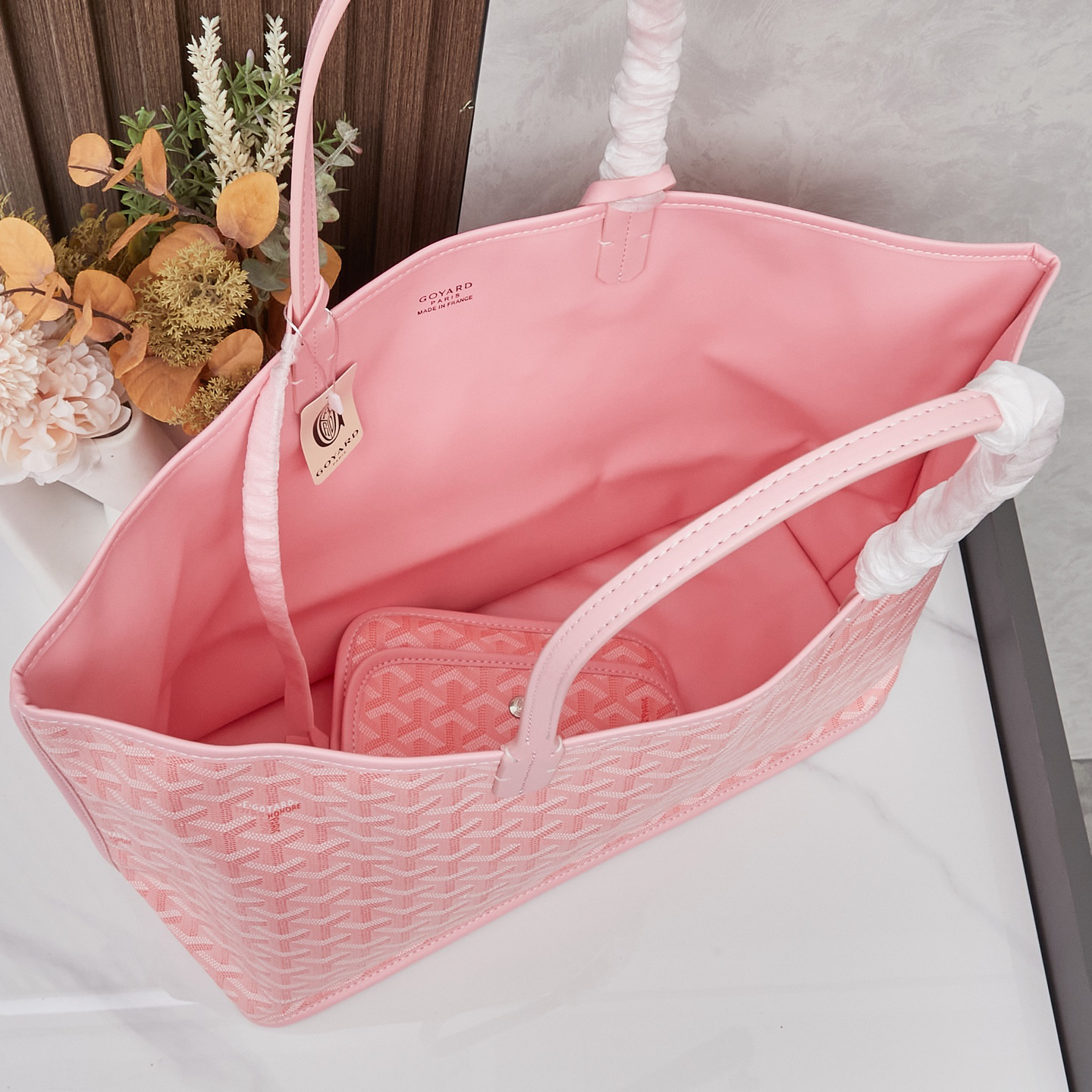 GOYARD - Saint Louis Pink Shopping Bag