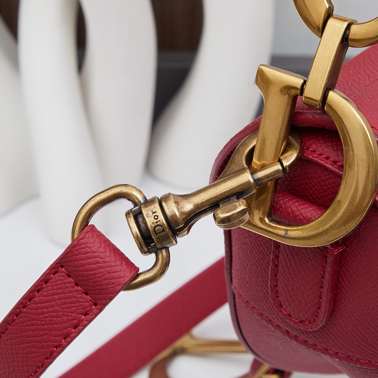 Dior - Saddle Cowhide Leather Handbag Shoulder bag