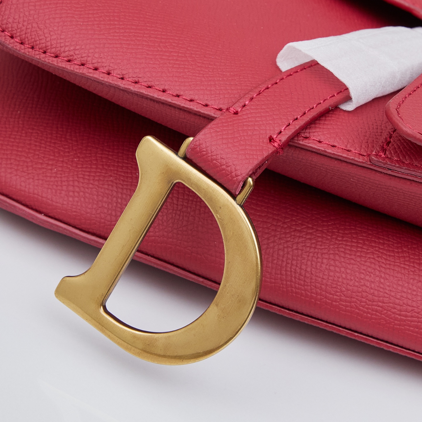 Dior - Saddle Cowhide Leather Handbag Shoulder bag