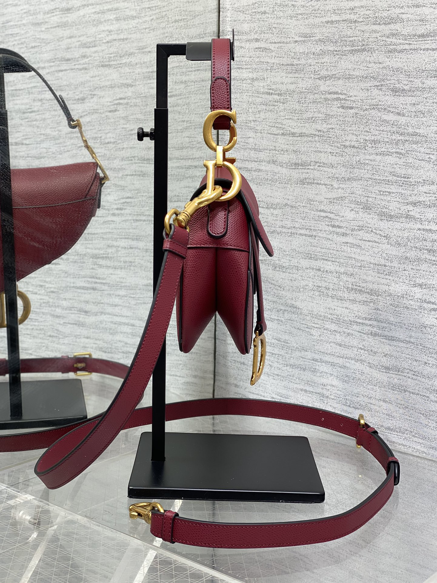 Dior - Saddle Cowhide Leather Handbag Shoulder bag