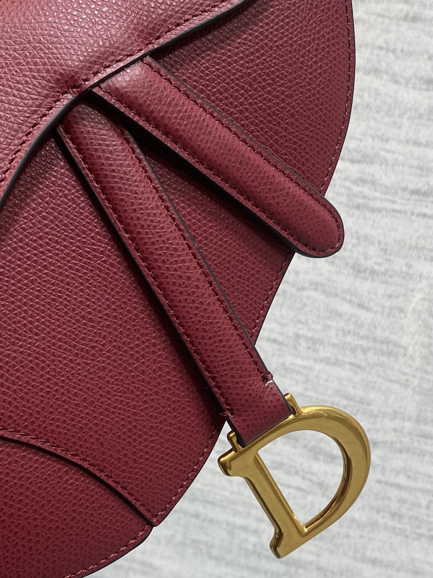 Dior - Saddle Cowhide Leather Handbag Shoulder bag