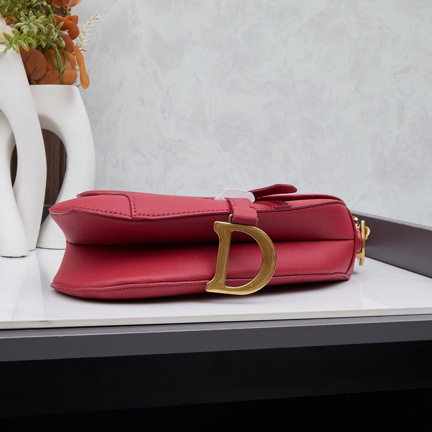 Dior - Saddle Cowhide Leather Handbag Shoulder bag