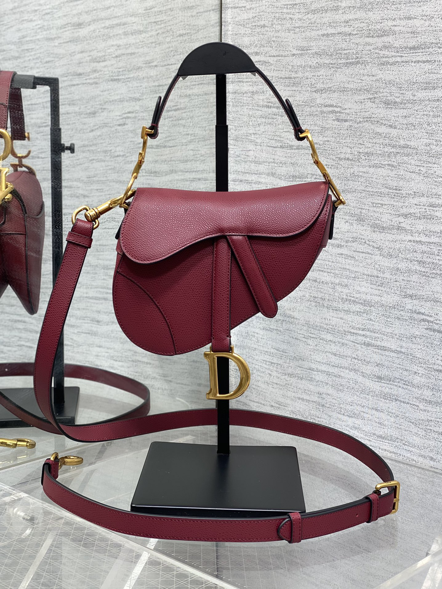 Dior - Saddle Cowhide Leather Handbag Shoulder bag