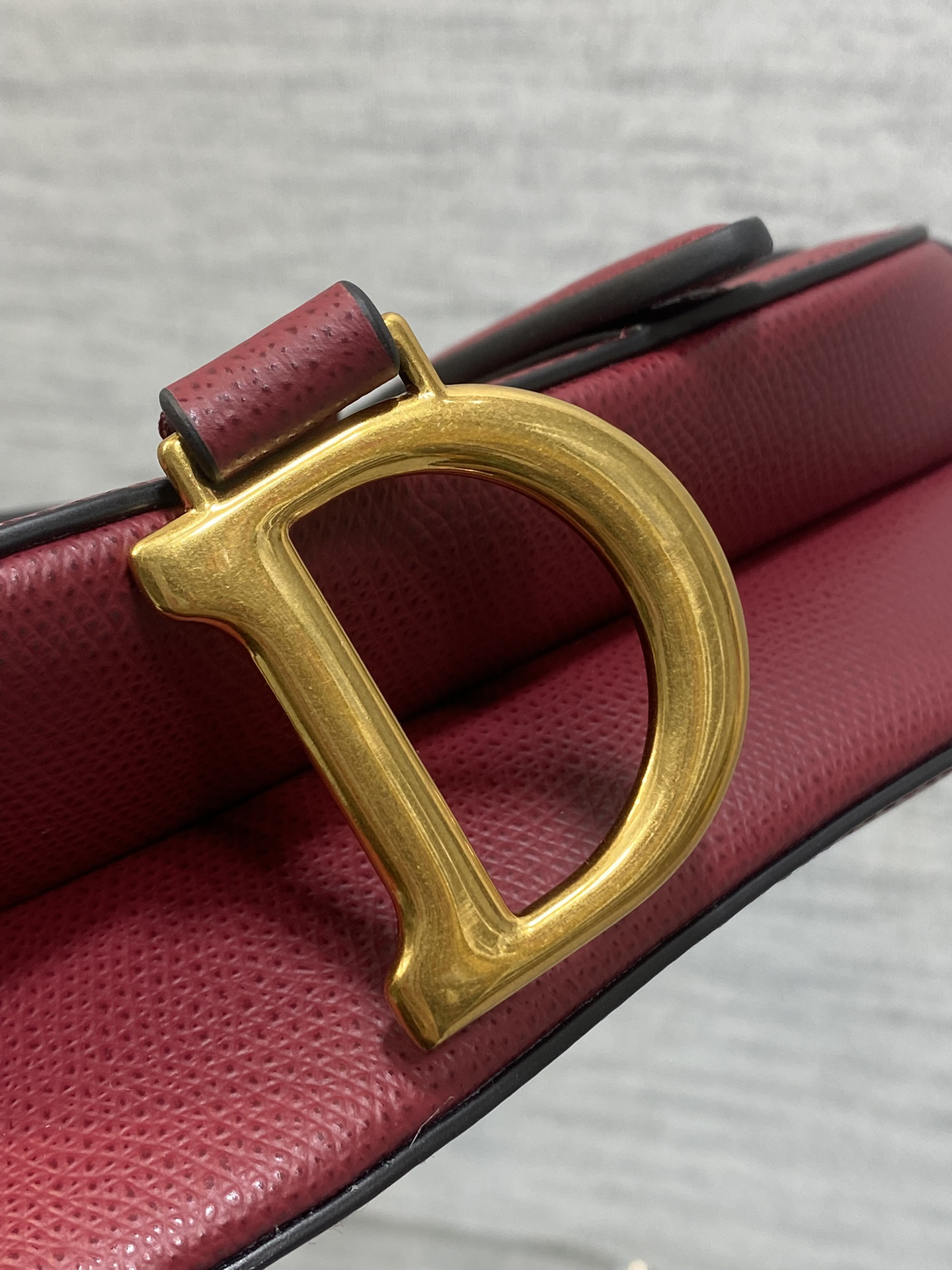 Dior - Saddle Cowhide Leather Handbag Shoulder bag