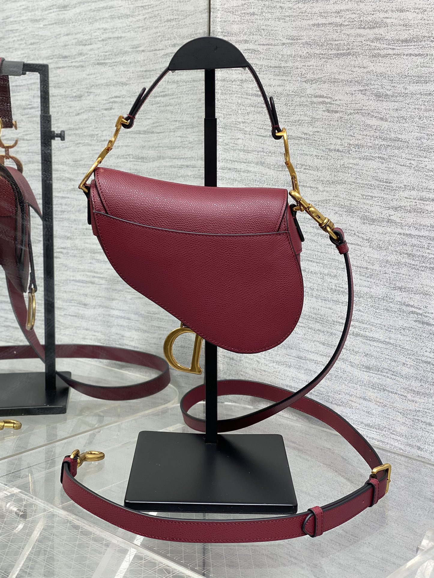 Dior - Saddle Cowhide Leather Handbag Shoulder bag