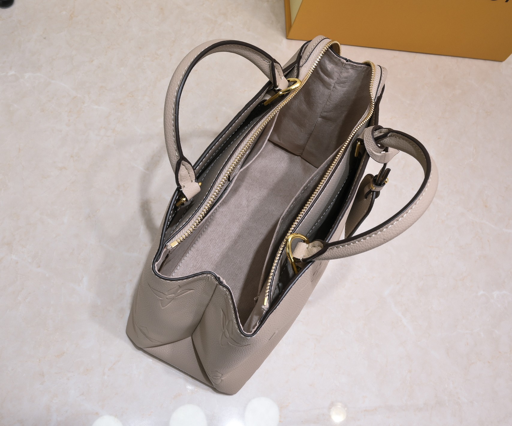 LOUIS VUITTON - LV GRAND PALAIS Leather Handbag Brown