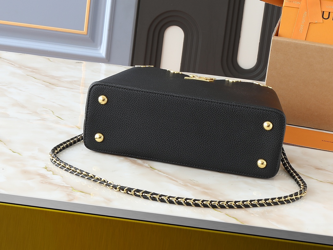 Louis Vuitton - LV Capucines Mini Bag Black