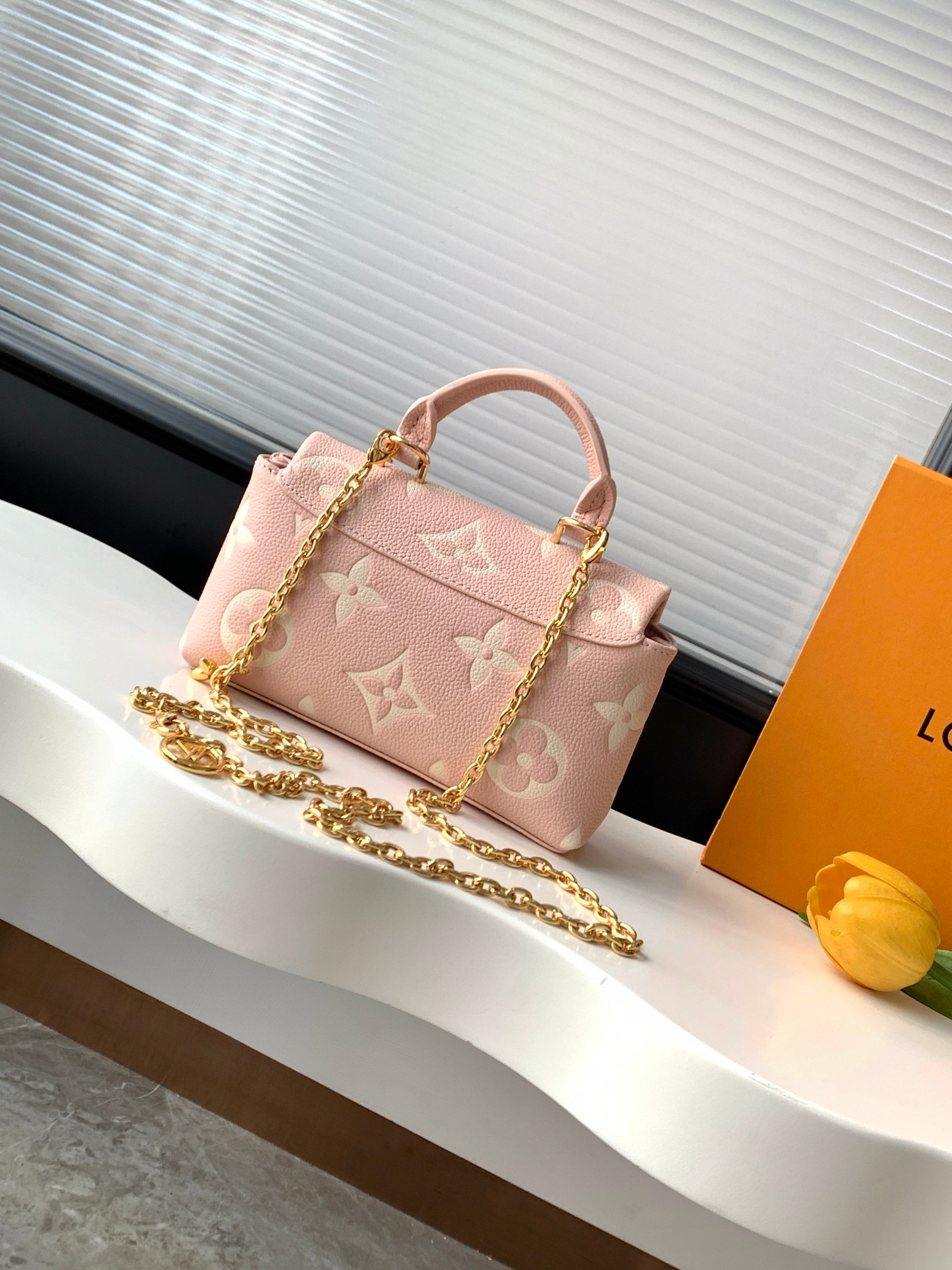 LOUIS VUITTON - LV Nano Madeleine Single Shoulder Handle Mini Bag Pink