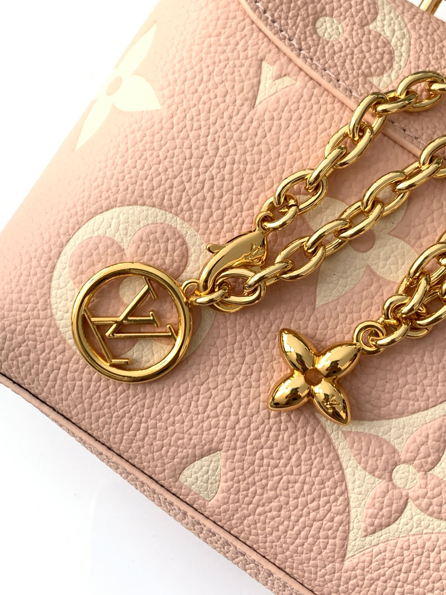 LOUIS VUITTON - LV Nano Madeleine Single Shoulder Handle Mini Bag Pink