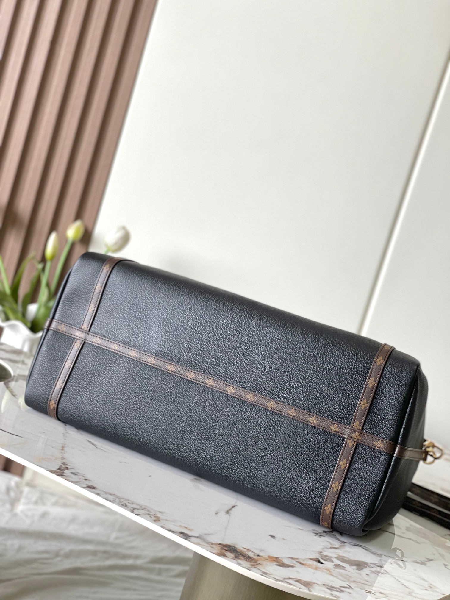 LOUIS VUITTON - LV Express Leather Shoulder Travel Bag Large Black