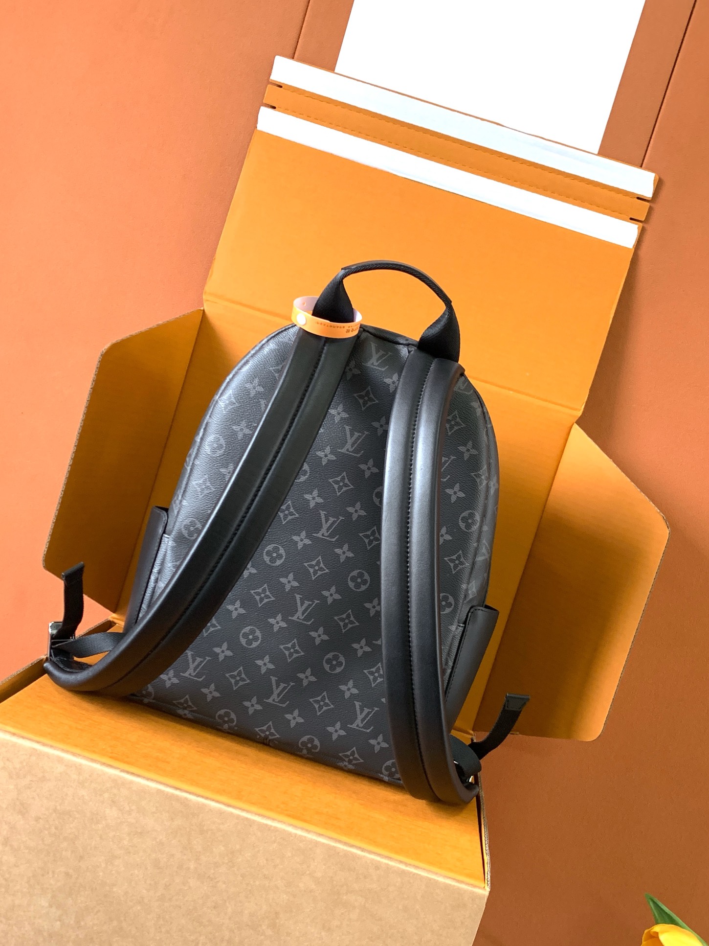 LOUIS VUITTON - LV Discovery Canvas Calfskin Backpack Black