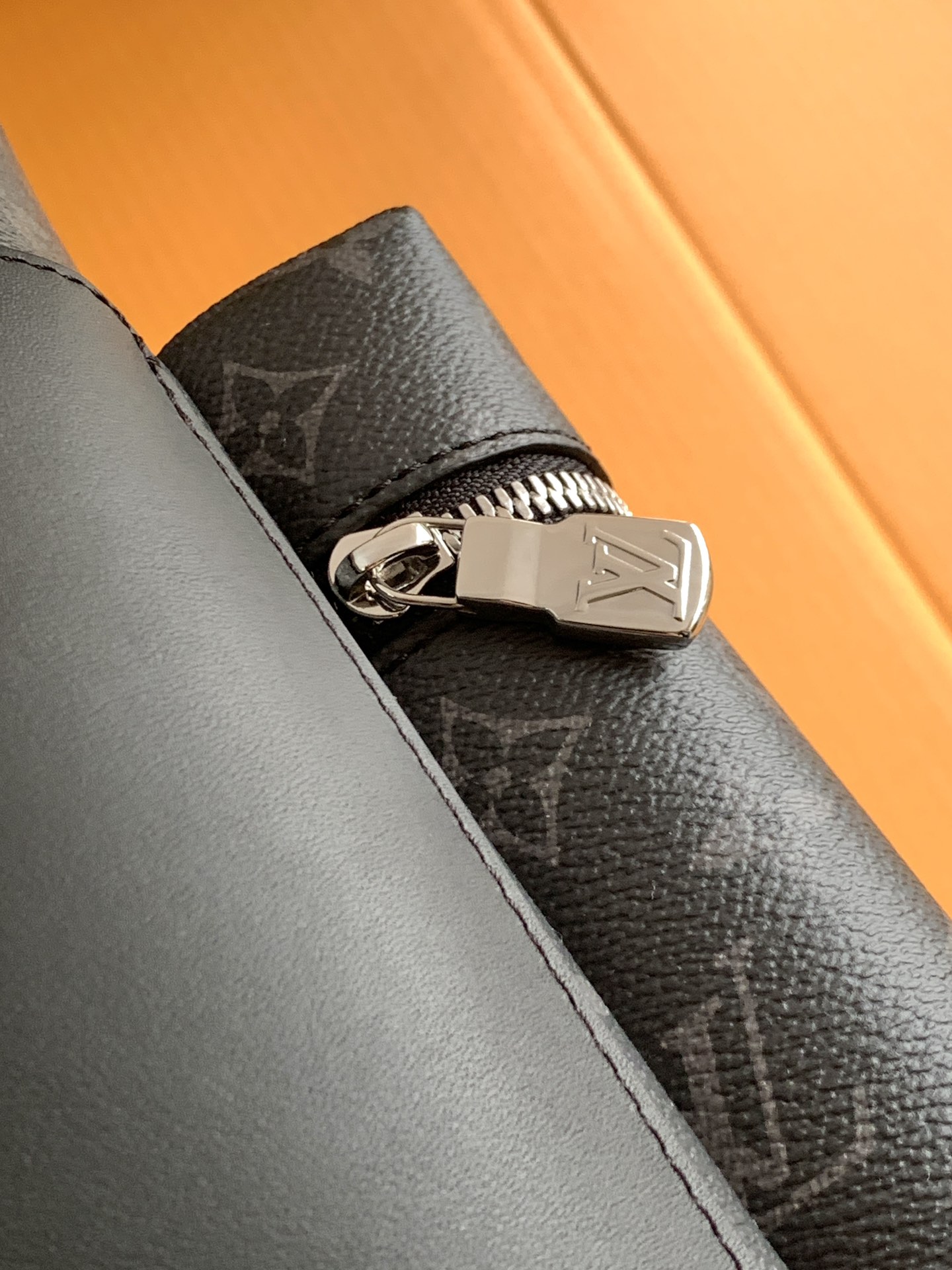 LOUIS VUITTON - LV Discovery Canvas Calfskin Backpack Black