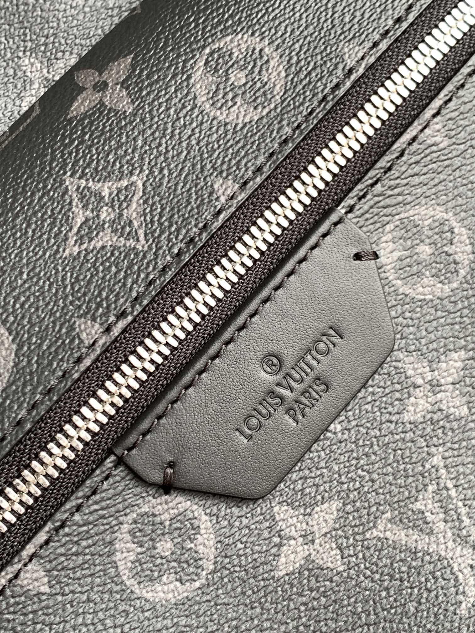 LOUIS VUITTON - LV Discovery Canvas Calfskin Backpack Black