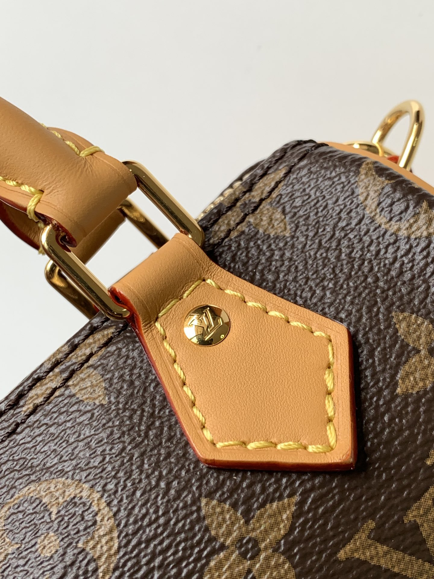 LOUIS VUITTON - LV Speedy Nano Pillow Bag Shoulder Crossbody Hand Mini Bag Brown