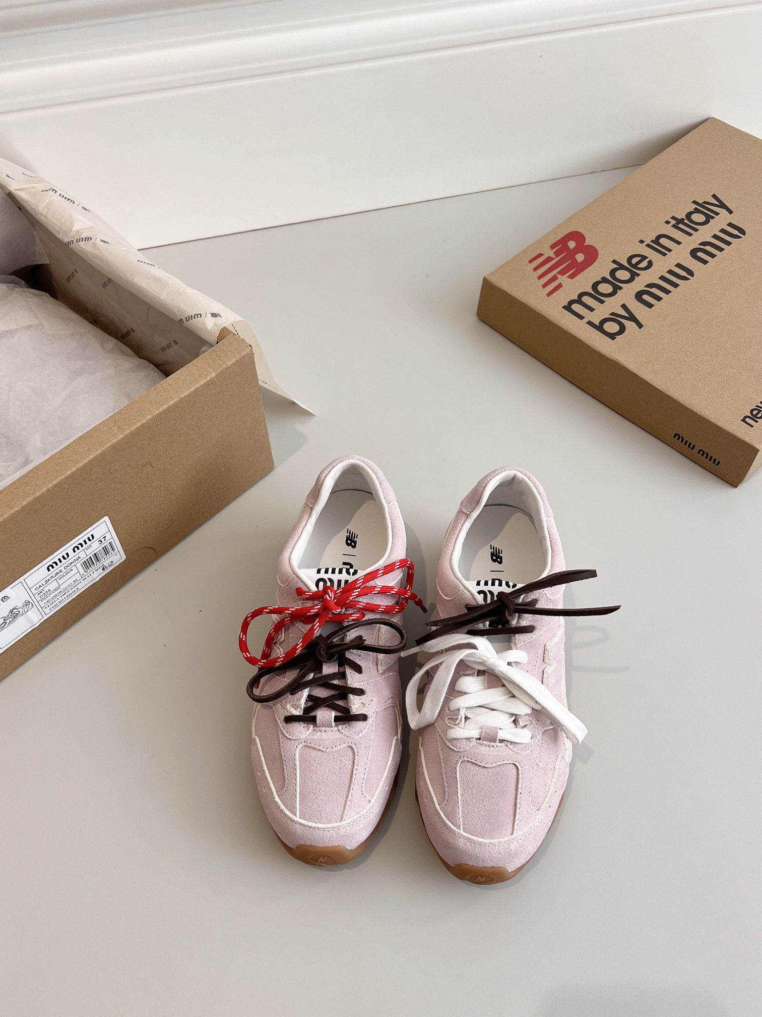 MIUMIU x New Balance co-branded NB sneakers