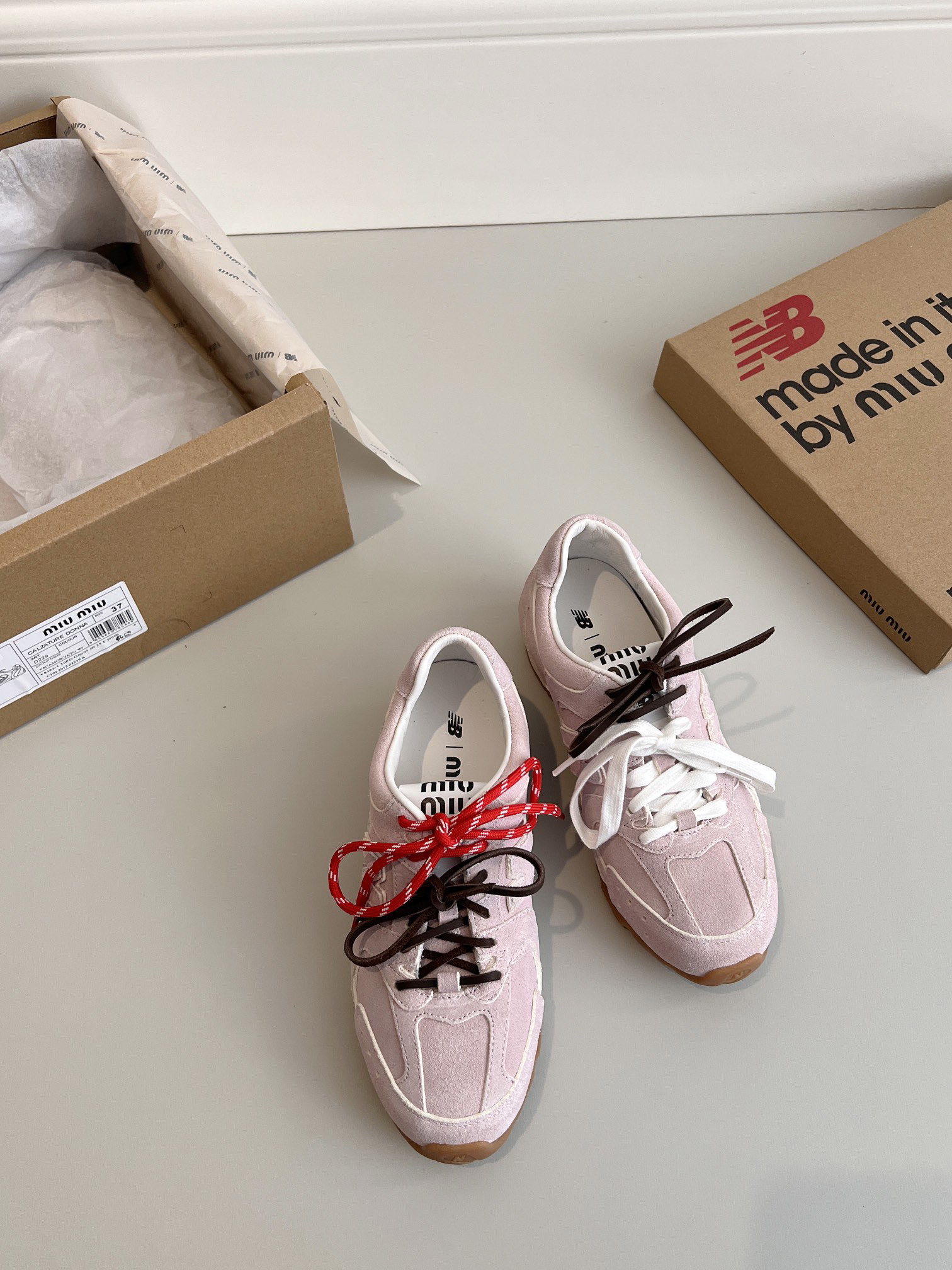 MIUMIU x New Balance co-branded NB sneakers