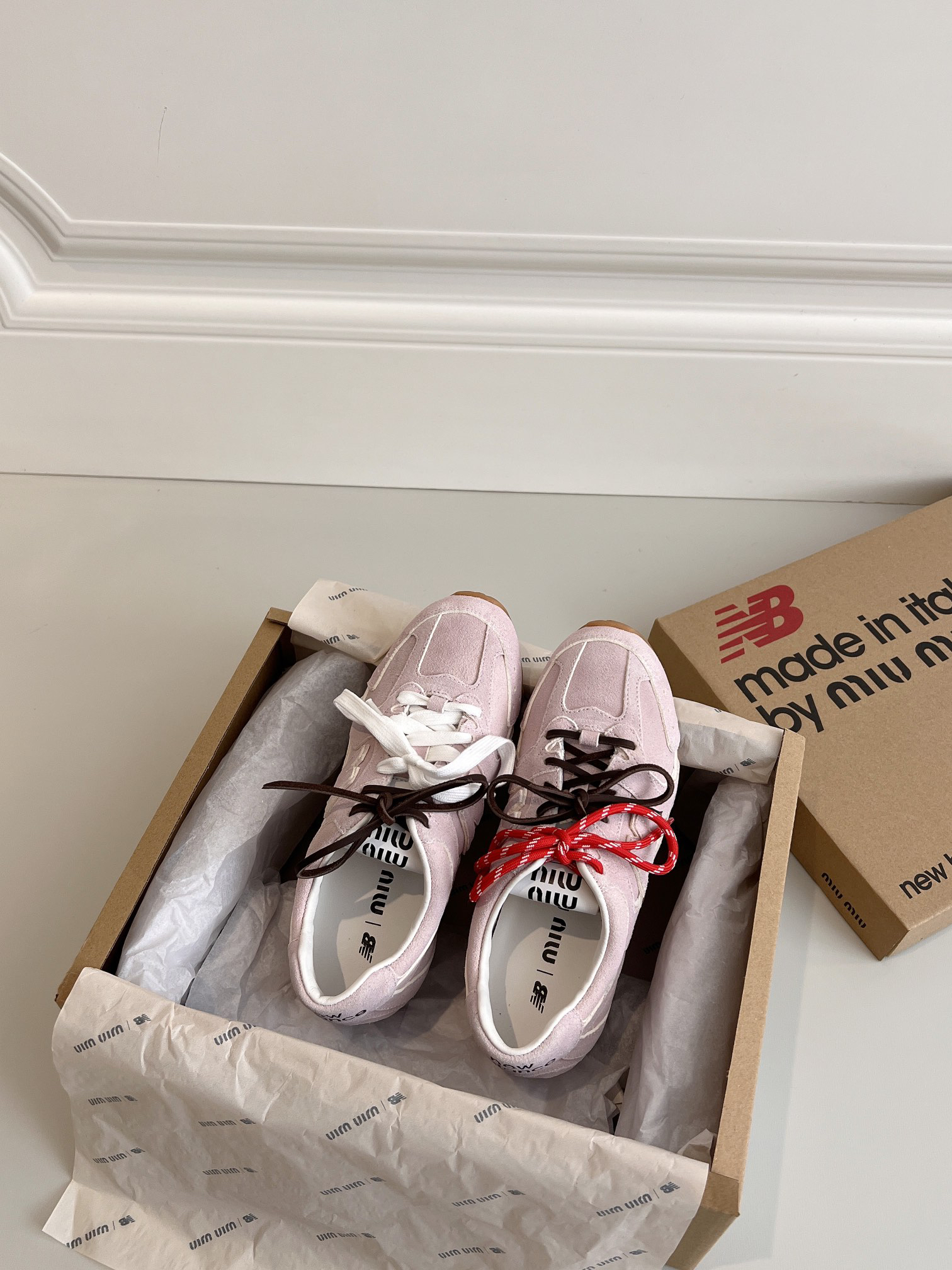 MIUMIU x New Balance co-branded NB sneakers