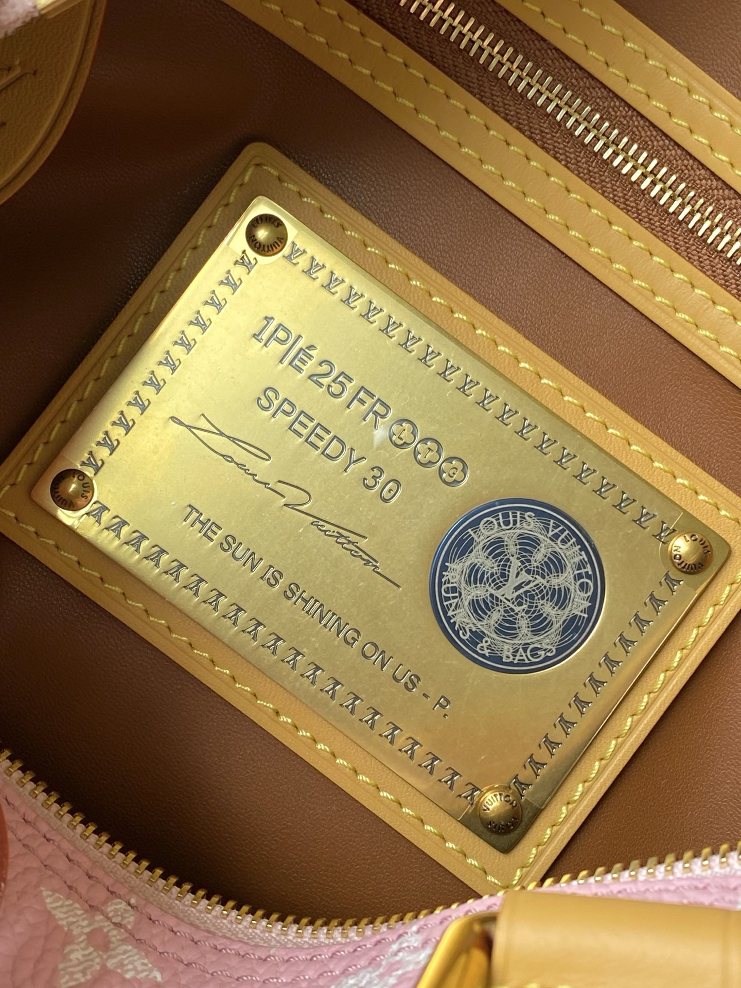 LOUIS VUITTON - LV Speedy P9 Bandoulière 30 Leather Shoulder Crossbody Handbag Pink