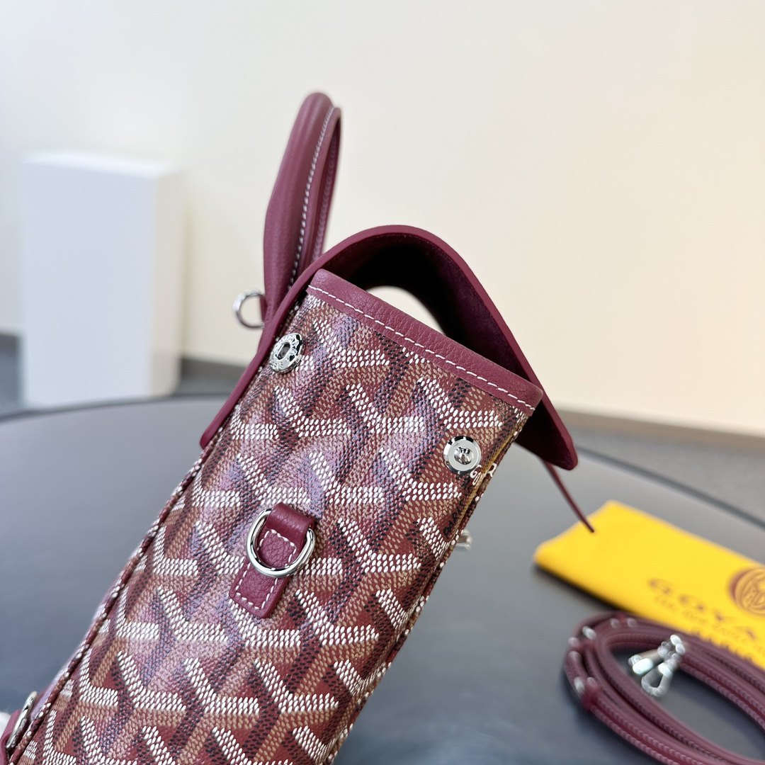 Goyard-Alpine Mini Backpack Wine Red