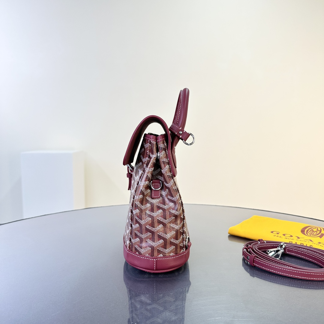 Goyard-Alpine Mini Backpack Wine Red