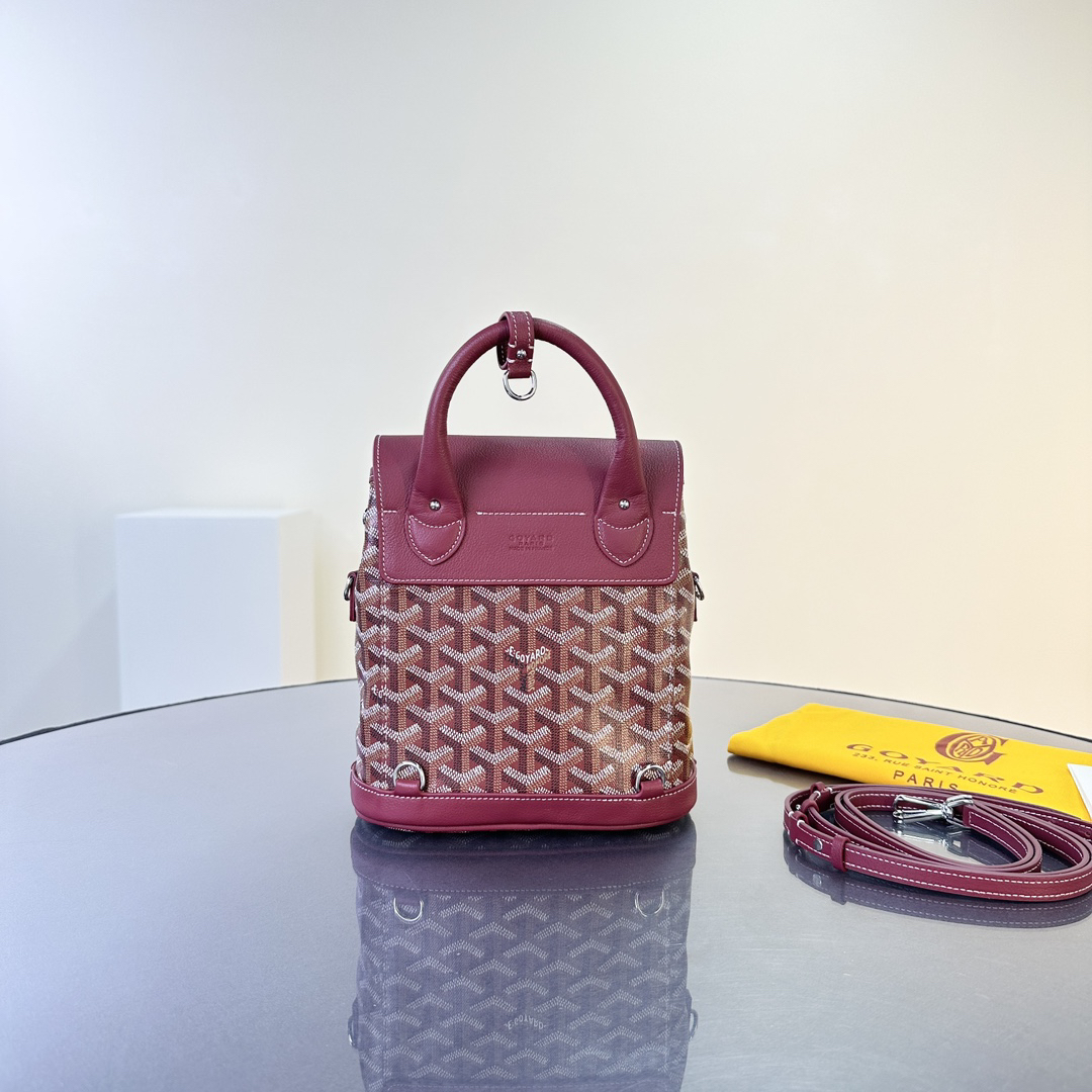 Goyard-Alpine Mini Backpack Wine Red