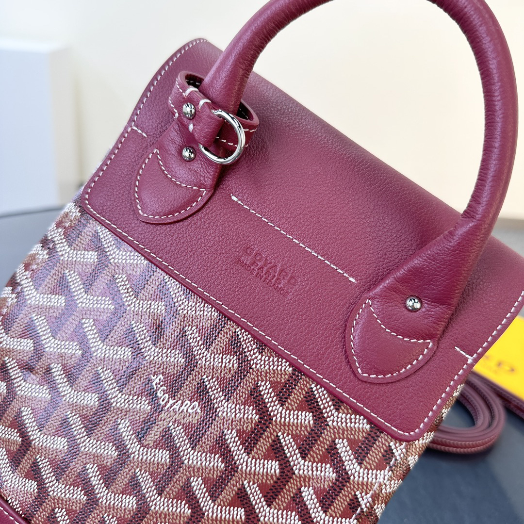 Goyard-Alpine Mini Backpack Wine Red