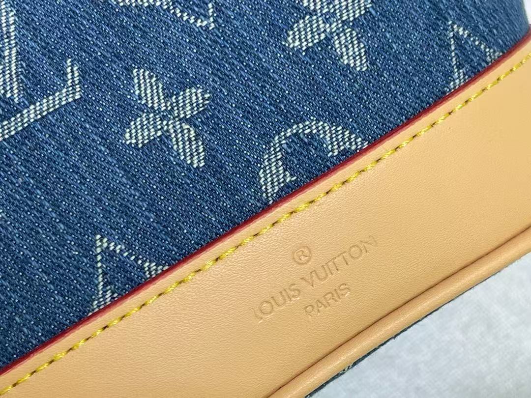 LOUIS VUITTON - LV NANO NOÉ Denim Mini Bag Blue