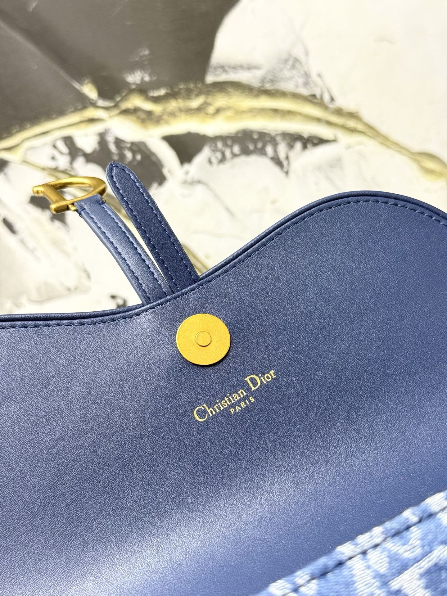 Dior - Denim Dior Oblique  Shoulder Bag