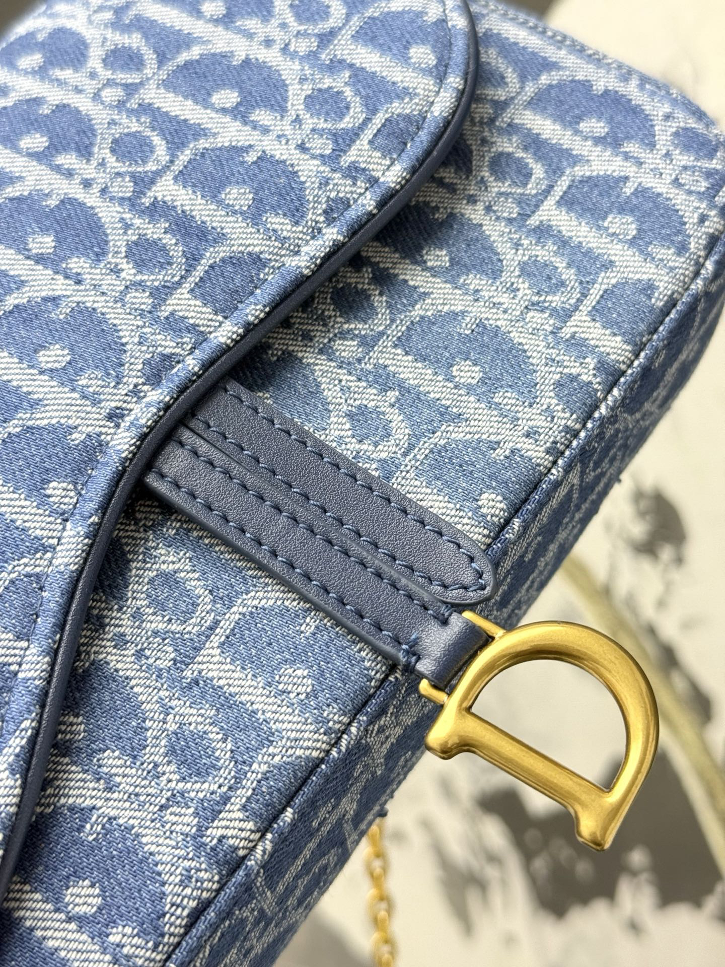 Dior - Denim Dior Oblique  Shoulder Bag
