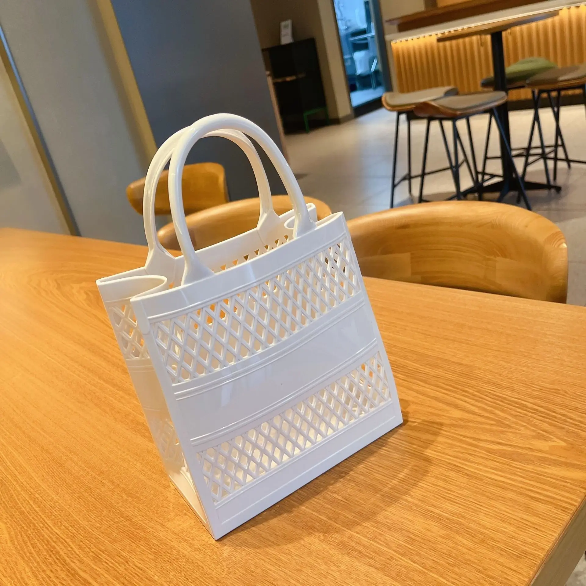 Mesh Tote Bag for Women, Beach Tote Bag, Clear Crossbody Bags, Travel Purses, Cute Totes Work Handbags, Travel Accessories